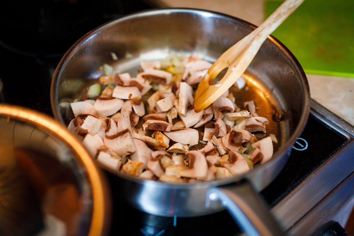 mushroom cooking